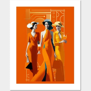 Three art deco women Posters and Art